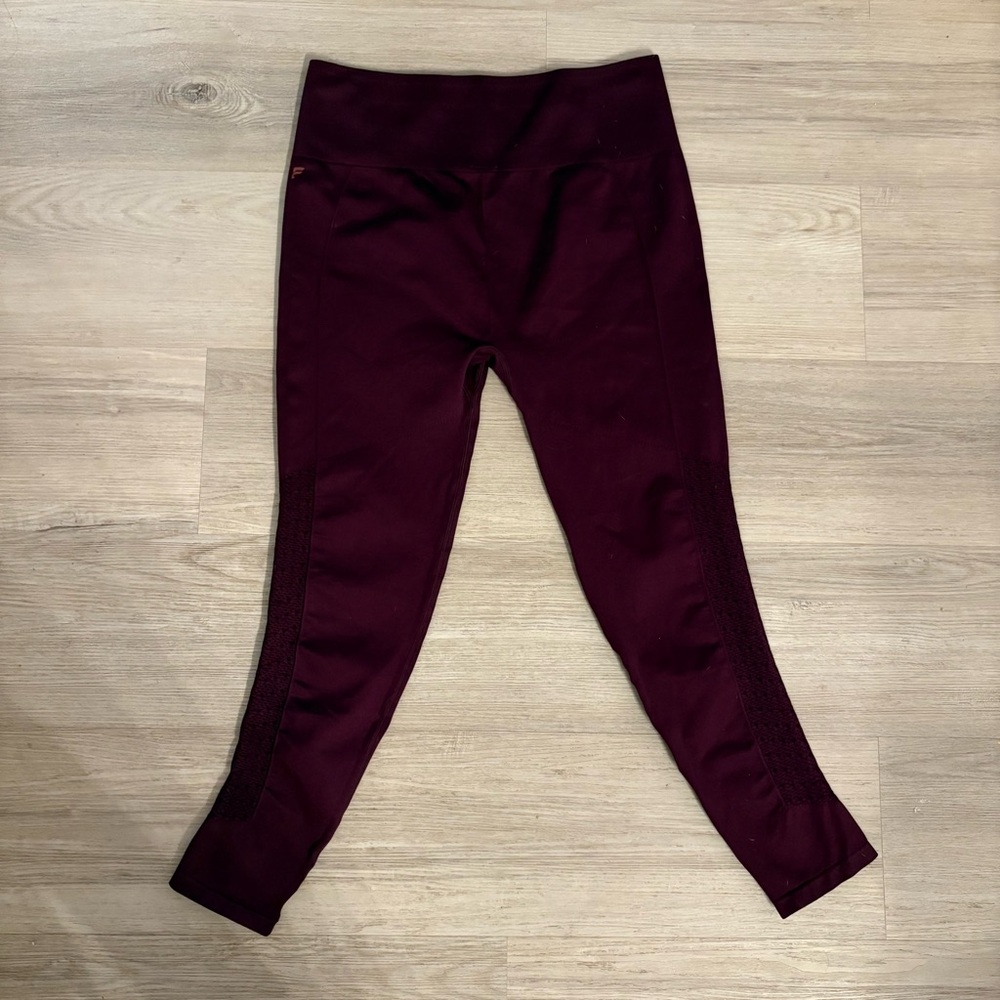 Fabletics Women's Deep Burgundy Leggings